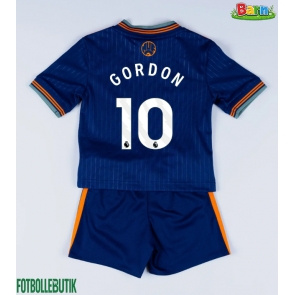 Newcastle United Anthony Gordon #10 Tredjeställ Barn 2025-26 Kortärmad (+ Korta byxor)